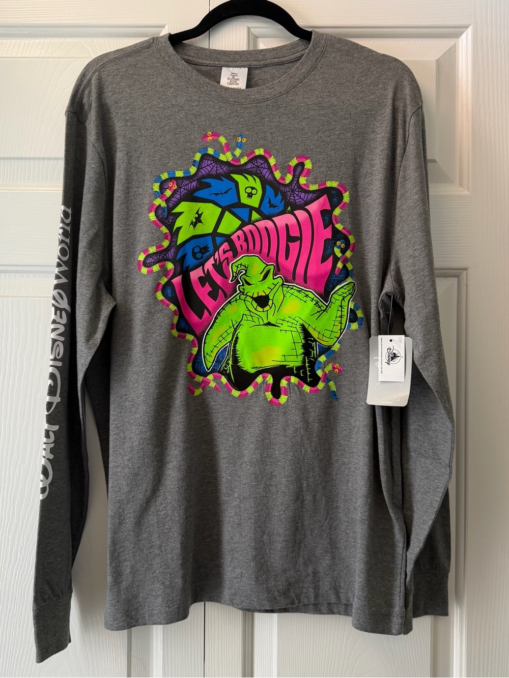 Disney Parks 2025 Oogie Boogie Let's Boogie Medium Long Sleeve T-Shirt Adults